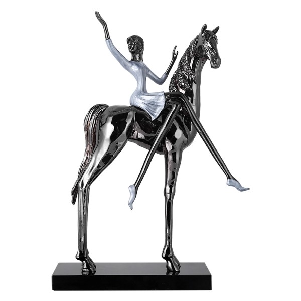 Статуэтка настольная ArtHomeDecor PRETTY WOMAN 7483 BLACK & WHITE