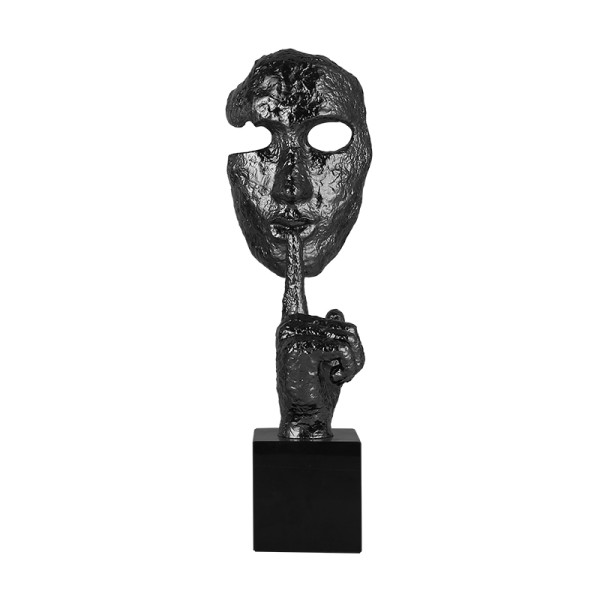 Статуэтка настольная ArtHomeDecor TOP SECRET 7092 BLACK & BLACK