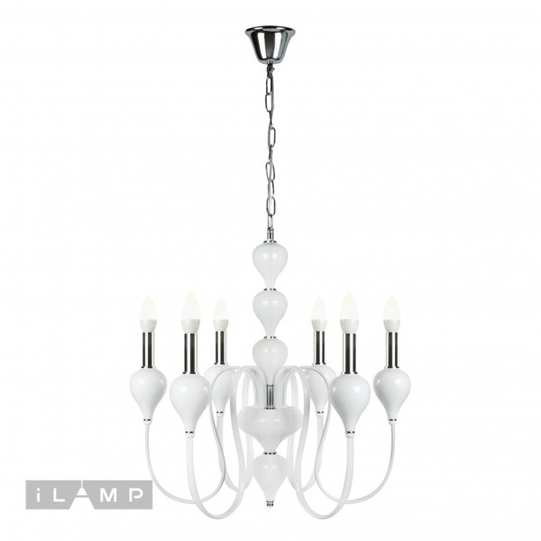Подвесная люстра iLamp Lady 88003-6 WH