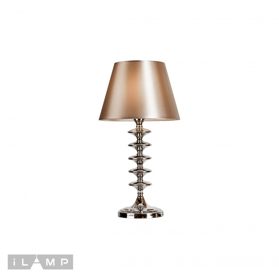 Настольная лампа iLamp Rolling T2406-1 Nickel
