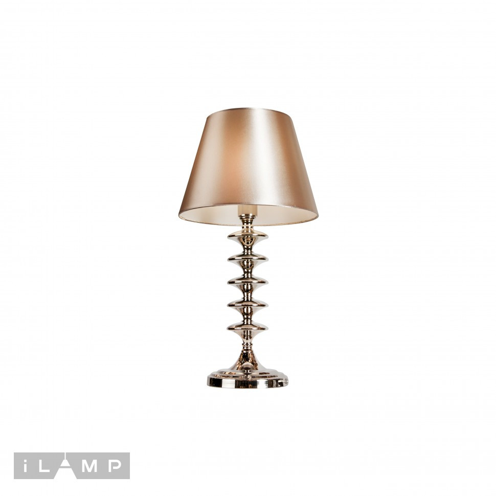 Настольная лампа iLamp Rolling T2406-1 Nickel