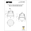 Светильник встраиваемый iLEDEX Mars 212-12W-D95-4000K-24DG-BK