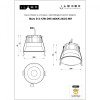Светильник встраиваемый iLEDEX Mars 212-12W-D95-4000K-24DG-WH