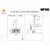 Подвесная люстра iLamp Casa P9508-4 Nickel