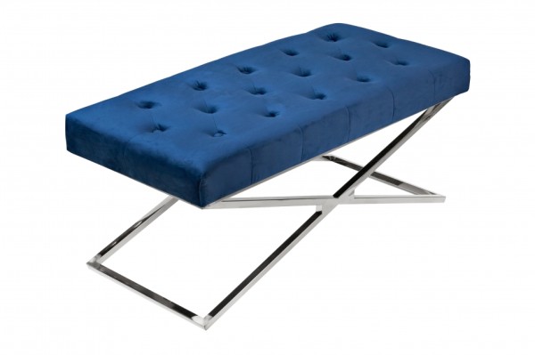 Банкетка ArtHomeDecor Cross ID-78 CR Blue