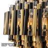 Подвесная люстра iLamp Tribeca 097D-12 Matt Bronze&Black