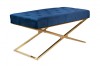 Банкетка ArtHomeDecor Cross ID-78 GL Blue