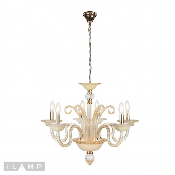 Подвесная люстра iLamp Classic P2318-6GD
