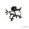 Потолочная люстра iLedex Savage FS-017-X25 BK