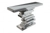 Консоль ArtHomeDecor Smart YJ011 стекло 120*35*78 серебристый