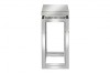 Консоль ArtHomeDecor Tower YJF-017 стекло 30*30*70 серебристый