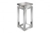 Консоль ArtHomeDecor Tower YJF-017 стекло 30*30*70 серебристый