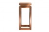 Консоль ArtHomeDecor Tower YJF-017 стекло 30*30*70 янтарный
