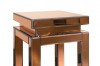 Консоль ArtHomeDecor Tower YJF-017 стекло 30*30*70 янтарный