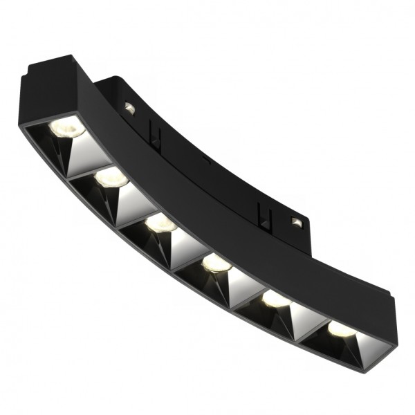 Светильник трековый магнитный радиусный iLEDEX TECHNICAL VISION 4822-033-L188-D600-6W-110DG-3000K-BK