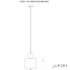 Подвесной светильник iLedex PLAY P820/1-12W-3000K-D195 MATT BLACK&BRONZE