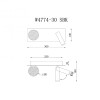 Светильник настенный iLEDEX Telescope W4774-30 SBK
