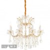 Светильник подвесной iLamp Diamond 6071-8 GD+CL