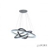 Подвесная люстра iLedex Orbit WL D0302-3 (400x600x800) CHR