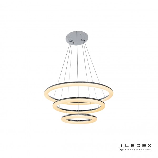 Подвесная люстра iLedex Orbit WL D0302-3 (400x600x800) CHR