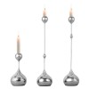 Подсвечник ArtHomeDecor DROP 6917 M SILVER
