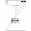 Подвесная люстра iLamp Form 6122-420 GD