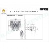 Настенный светильник iLamp GRAMERCY W2548-2 NICKEL