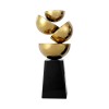 Подсвечник ArtHomeDecor FRAGMENT  6933 L GOLD & BLACK