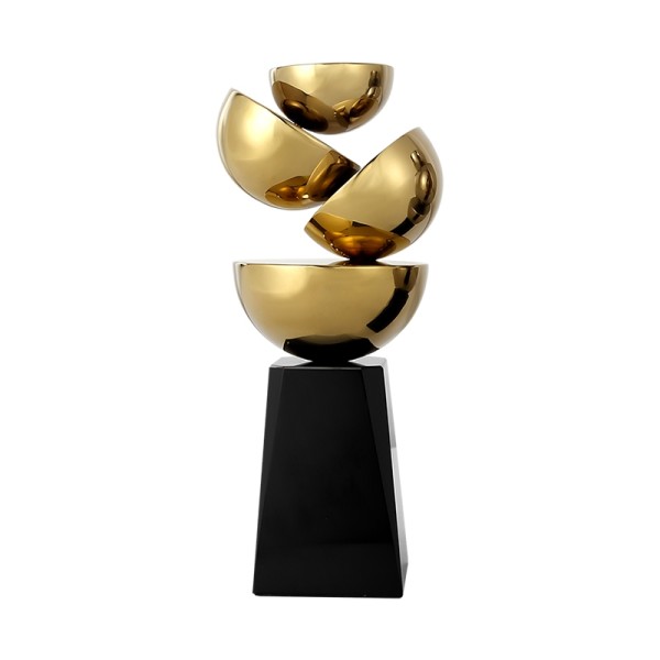 Подсвечник ArtHomeDecor FRAGMENT  6933 L GOLD & BLACK