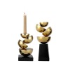 Подсвечник ArtHomeDecor FRAGMENT  6933 S GOLD & BLACK