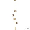 Подвесной светильник iLamp ARTIS 8149P/4A BRASS&SMOKY