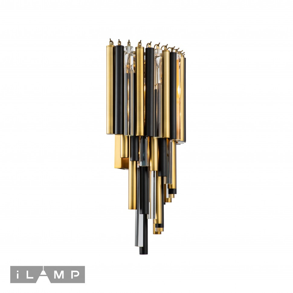 Настенный светильник iLamp Tribeca 097B-3 Matt Bronze&Black